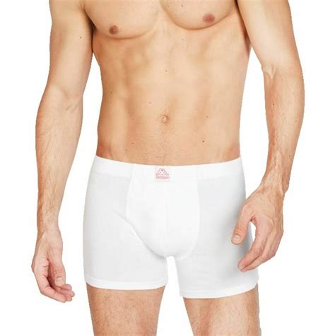 Boxer Uomo Kappa Art K In Cotone Elasticizzato Elastico Interno