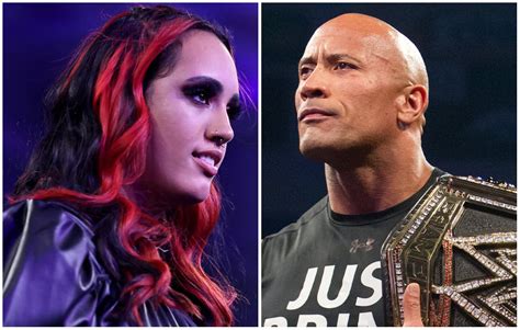 The Rock Dwayne Johnsons Daughter Simone Makes Wwe Debut As Ava Raine