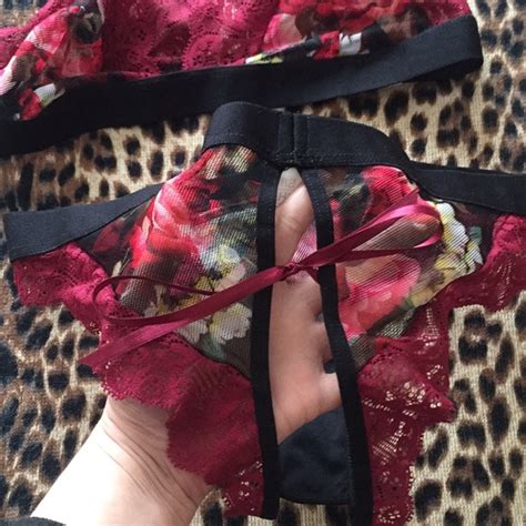 Intimates Sleepwear Nwot Piece Floral Lingerie Set Poshmark