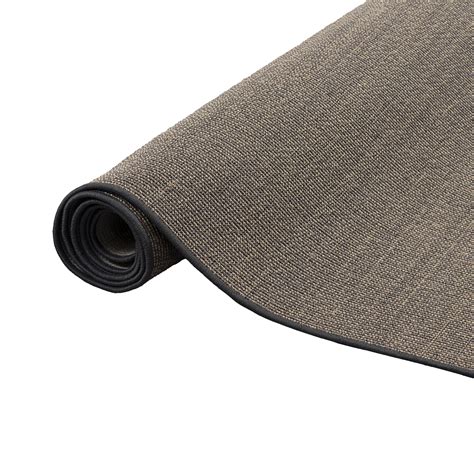 Tapis Astra En Sisal Tiss En Fibres Naturelles Couleur Stone Gris