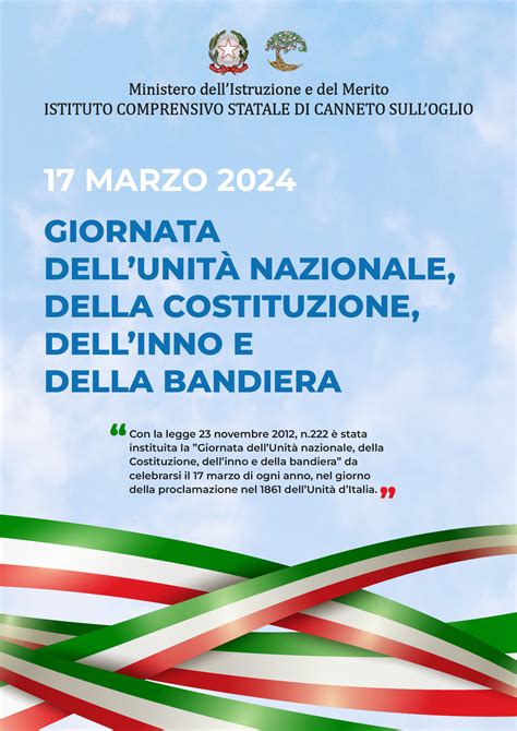 Giornata dell Unità Nazionale della Costituzione dell Inno e della