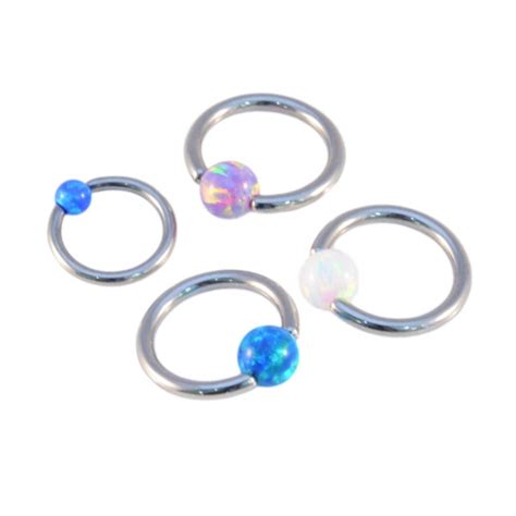 Opal Septum Ring Etsy