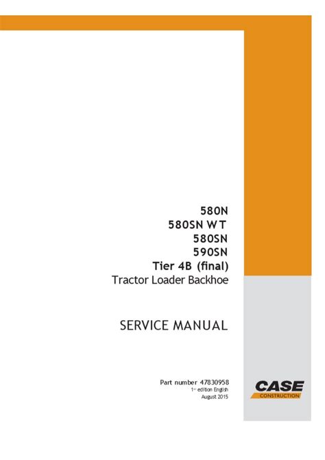 Ppt Case Sn Tier B Final Tractor Loader Backhoe Service Repair