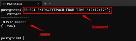 How To Calculate Epoch Time In Postgresql Commandprompt Inc