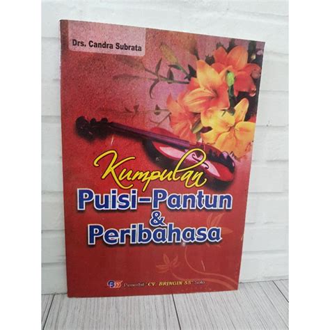 Jual Buku Kumpulan Puisi Pantun Dan Peribahasa B55s Shopee Indonesia