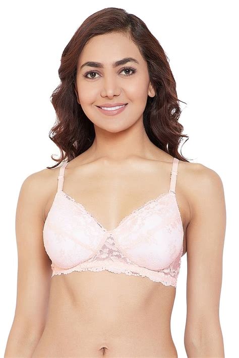 Buy Lace Padded Non Wired Full Coverage Multiway Bridal Bra In Nude