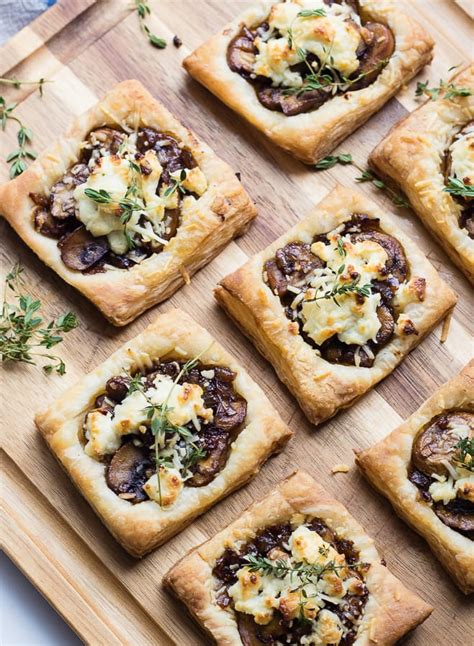 Balsamic Mushroom Goat Cheese Tarts The Lilypad Cottage