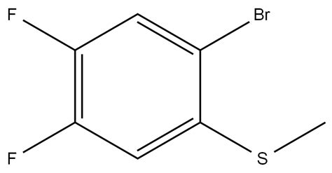 CAS 1432609 87 4 Benzene 1 Bromo 4 5 Difluoro 2 Methylthio Chemsrc