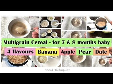 7 8 Months Babyfood Recipe Multigrain Breakfast Cereal For 7 8