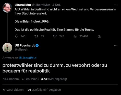 Felix On Twitter Liberale Sind Zu Dumm Zu Verbohrt Oder Zu Bequem