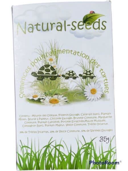 Natural seeds graines à semer en sachet Turtle SHOP