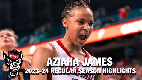 Aziaha James 2023 24 Regular Season Highlights NC State Guard YouTube