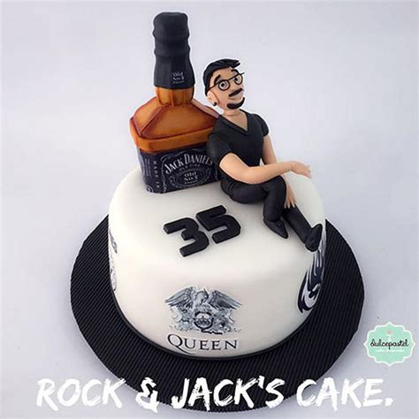 Torta Rock Medell N Decorated Cake By Dulcepastel Cakesdecor