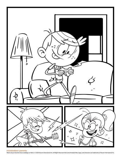 Loud House Nickelodeon Coloring Pages