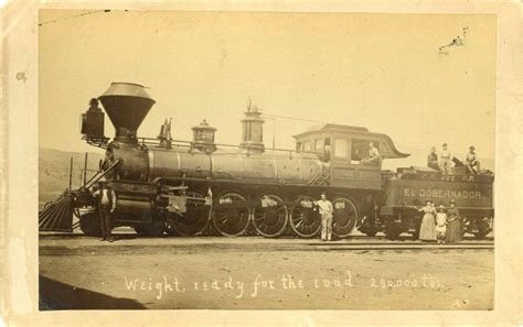 Central Pacific Rr 4 10 0 Locomotive Built By The Central Pacific Rr