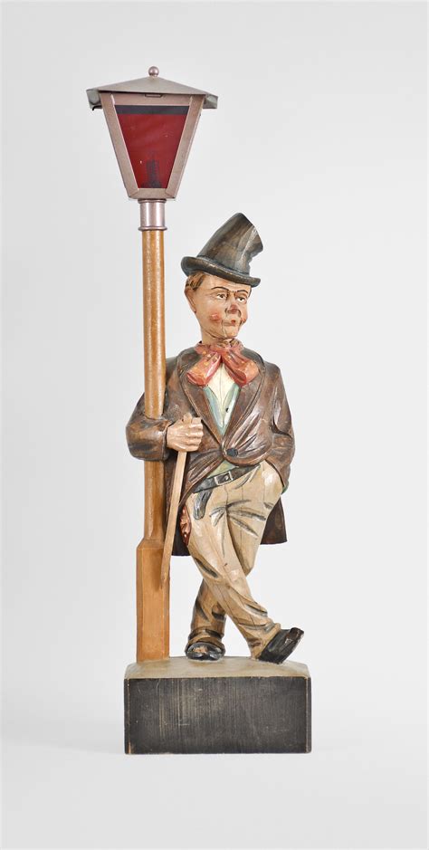 Griesbaum Whistling Hobo Figure With Working Lamp