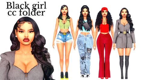 Sims 4 Cas Black Girl Cc Folder 3f9