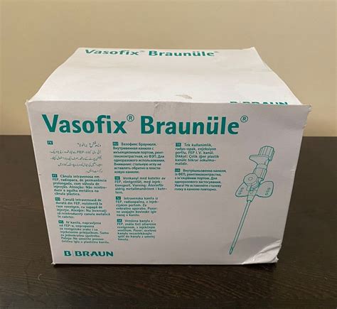 PVC Vasofix Braunile IV Cannula For Hospital 14G At Rs 400 Box In