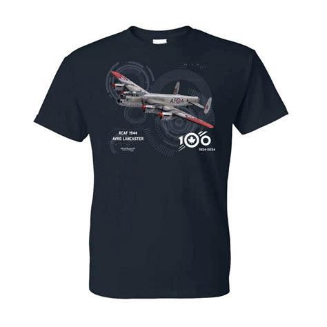 RCAF100 Lancaster 'Legacy' TShirt | Canadian Warplane Museum online ...