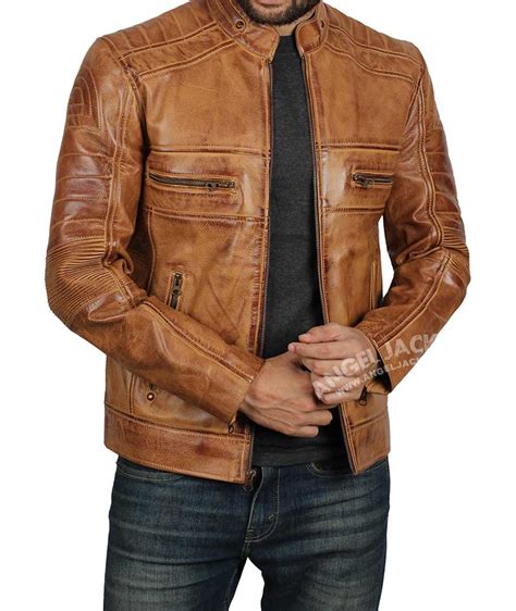 Distressed Leather Cafe Racer Jacket Taiwan Reviewmotors Co