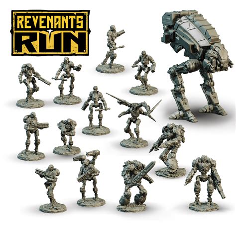 Revenants Run New Miniatures Line Stl And Physical Models R