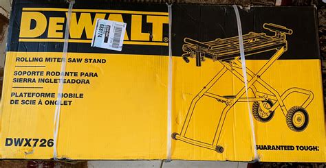 Dewalt Dwx726 Rolling Miter Saw Stand With 300 Lbs Capacity Foldable Ebay