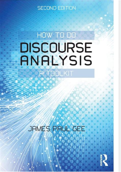 Pdf How To Do Discourse Analysis A Toolkit Dokumen Tips