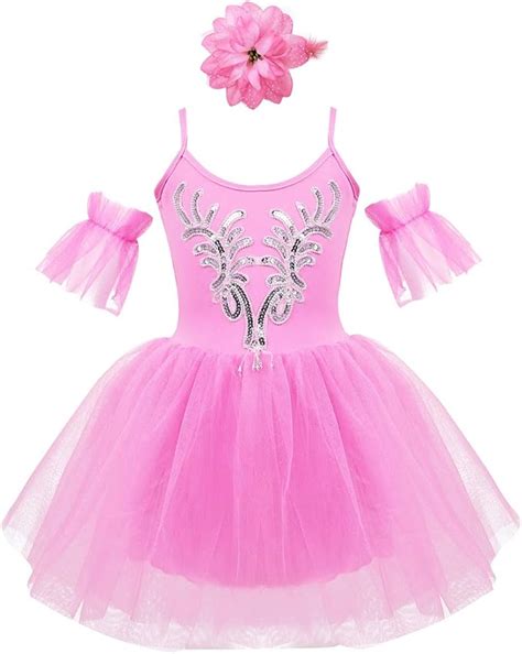 Inhzoy Vestido Tut De Danza Ballet Lentejuelas Para Ni A Maillot