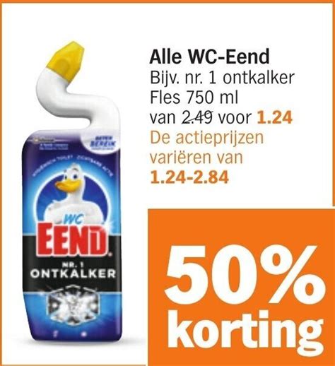 Alle Wc Eend Ontkalker Fles Ml Aanbieding Bij Albert Heijn