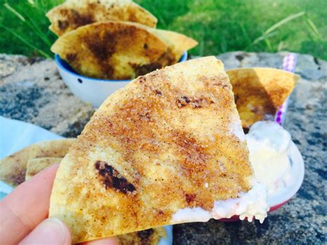 Cinnamon Sugar Tortilla Crisps Bites For Foodies