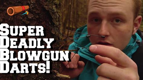 Super Deadly Blowgun Darts Shotgun Effect Bushcraft And Survival