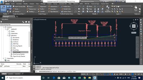 Creat Superimposed Profile In Autocad Civil D Academy Youtube