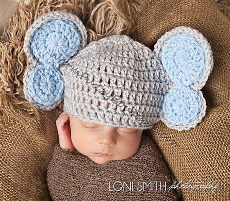 Elephant Ears Hat Photo Prop Crochet Pattern Digital PDF 6 - Etsy