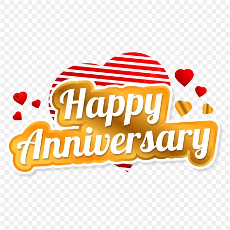 Happy Anniversary Gold Hd Transparent Happy Anniversary Red Gold Free