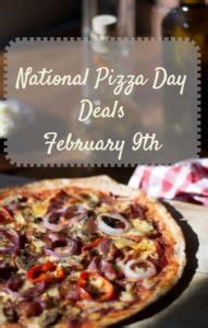 🍕National Pizza Day | Deals for February 9, 2024