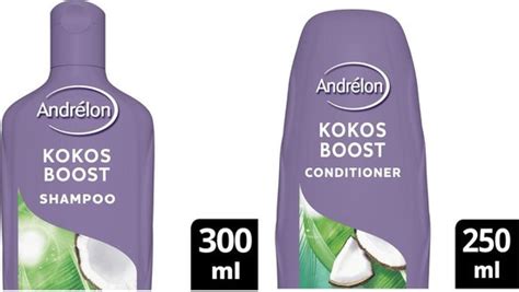 Andrelon Kokos Boost Shampoo Conditioner Bol