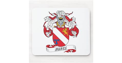 Nunez Family Crest Mouse Pad | Zazzle