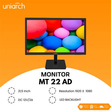 Jual Uniarch Mt Ad Fhd Monitor Led Inch Shopee Indonesia