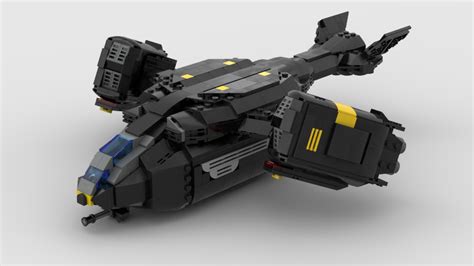 LEGO MOC Pelican 1 Extraction Shuttle Helldivers 2 By LXavierW