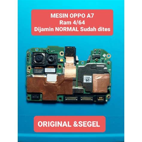 Jual MESIN OPPO A7 Ram 4 64 DIJAMIN NORMAL SIAP PAKAI ORIGINAL SEGEL