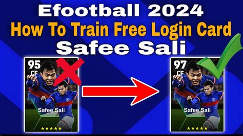 Safee Sali Max Training Tutorial In Efootball 2024 Mobile Safee Sali