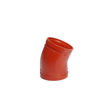 Tontr Ductile Iron Grooved Fittings Elbow Degree Fm Ul Ce For Fire