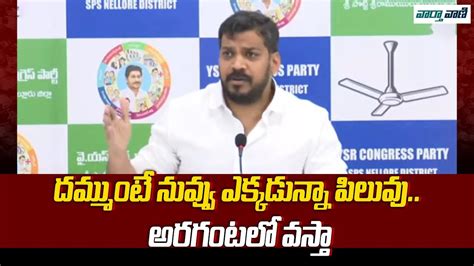 Anil Kumar Yadav Counter To Nara Lokesh Words Tdp Ysrcp Nellore