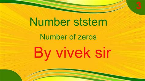 BEST NUMBER SYSTEM CLASS BY VIVEK SIR SSC CGL CHSL CPO BANK RAILWAY