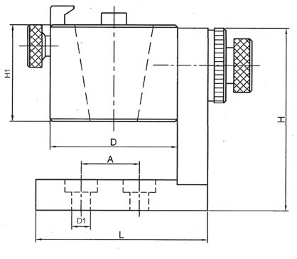 Assembly Support VDI 16 Tiltable Gedema