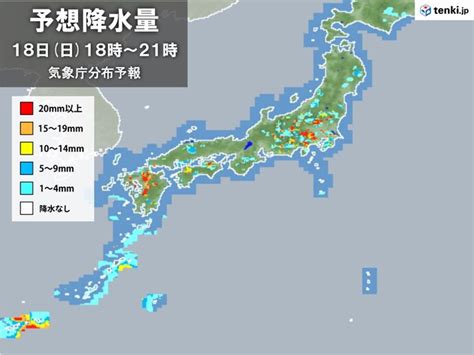 関東甲信や九州を中心に急な雷雨や滝のような雨に注意 明日も大気の状態が不安定tenkijp Goo ニュース