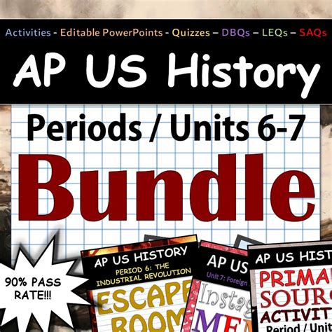 Product Overview – AP US History – Periods 6-7 Bundle