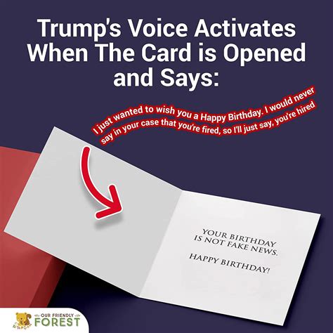 Talking Trump Birthday Card Wishes You A Happy Birthday In Donald