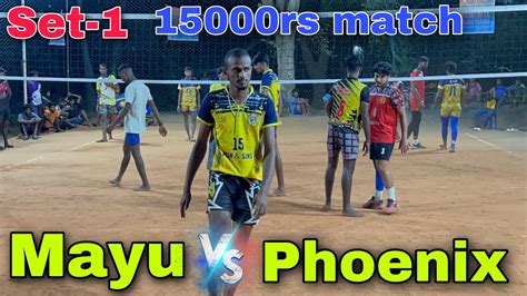 Super Firing Pondicherry Match Set Mayiladuthurai Vs Phoenix Mr