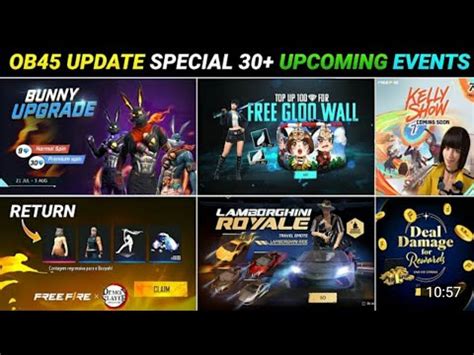 Upcoming Events In Free Fire L Free Fire New Event L Ff New Event L